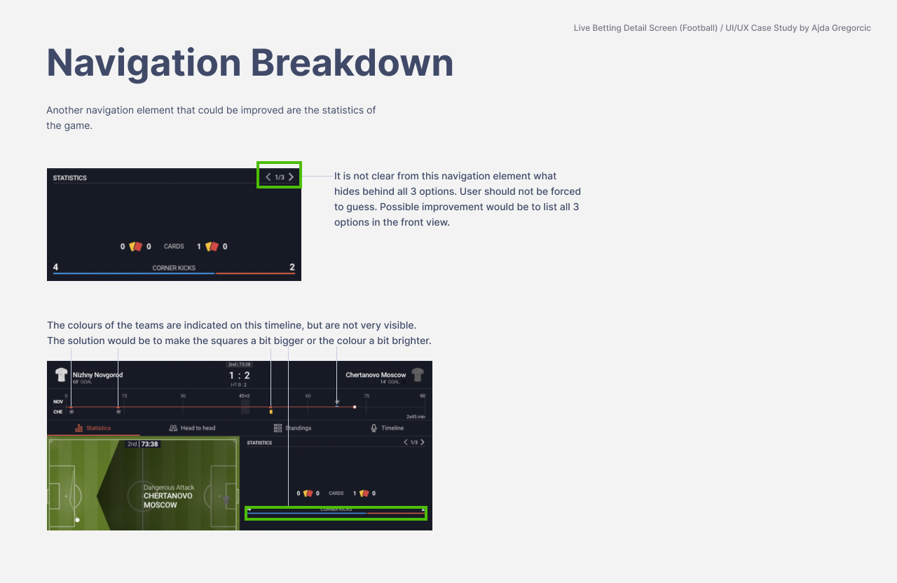 Additional navigation recommendations from the study.
