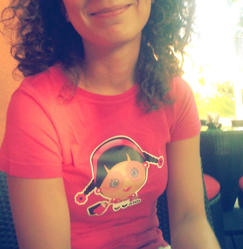 One of Ajda's early Artida characters, illustrated around 2010.