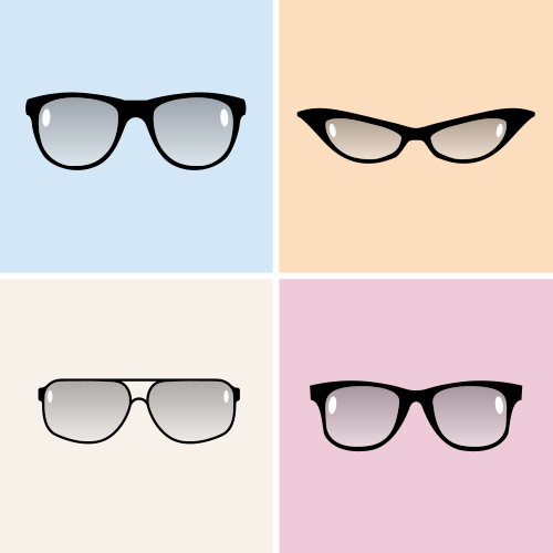 Vector Glasses Icons